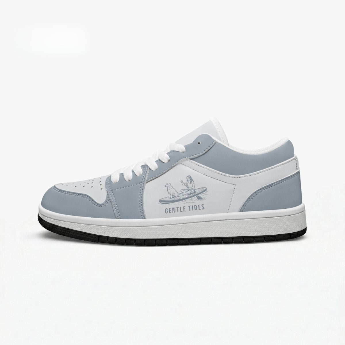 Gentle Tides Paddleboard Retro Low Leather Sneakers