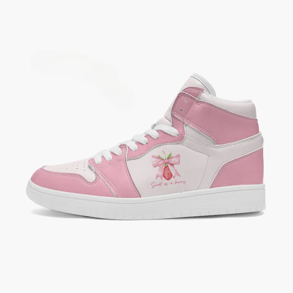 Sweet as a Berry High Top Leather Sneakers