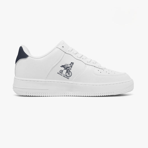"Special Delivery" Pigeon Bold Sole Leather Sneakers