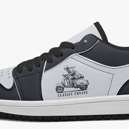 Classic Cruise Vintage Scooter Retro Low Leather Sneakers