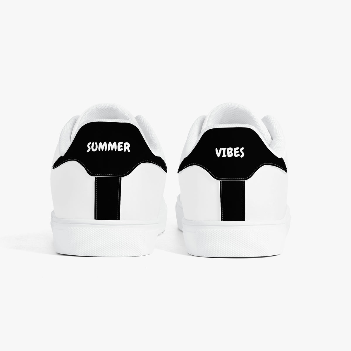 White sneakers with blue accents and 'This is Me Unfiltered' text on a white background