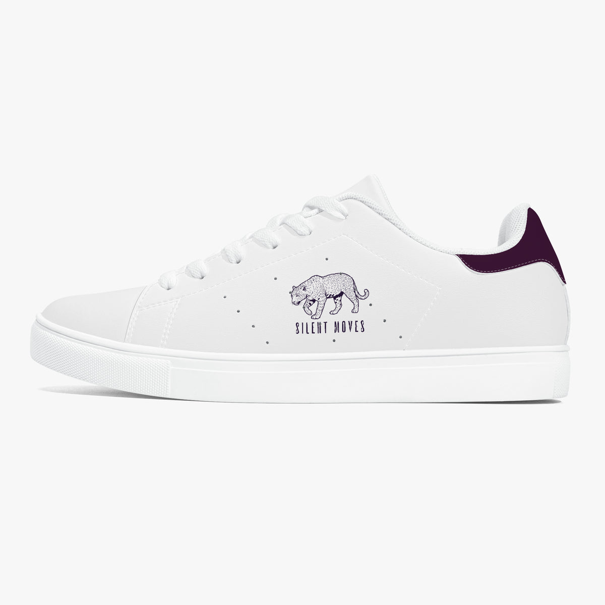 "Silent Moves" Leopard Casual Leather Sneakers