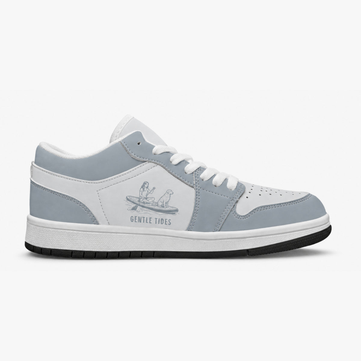 Gentle Tides Paddleboard Retro Low Leather Sneakers