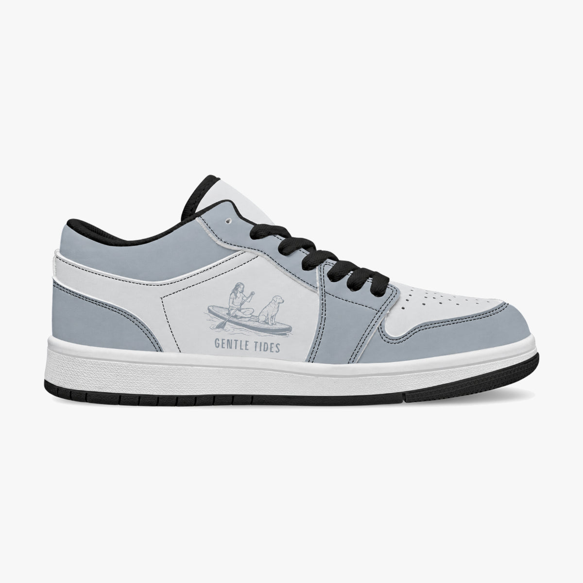 Gentle Tides Paddleboard Retro Low Leather Sneakers