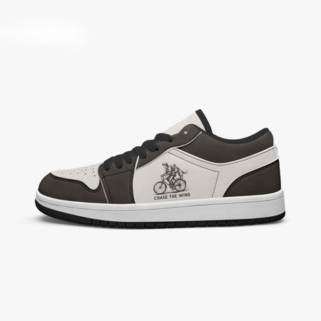 Chase The Wind Retro Low Leather Sneakers